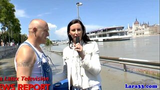 Британдық жаңалықтар ханымы ұнатады хардкор трах