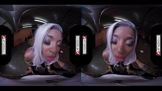 VR Cosplay X Jasmine Webb Puki mga Labi Balot sa Paligid ng Iyong Titi