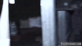 Teen ŝokita de instruisto Aspen Romanoff kaj Monica Asis kaj Marilyn Domego handjob helpo