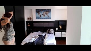 Moja žena, ko sem šel na delo,